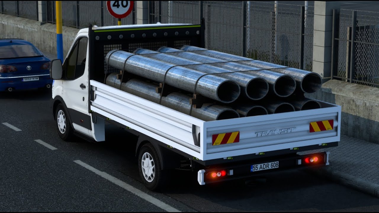 ЭТС 2 | Ford Transit MegaPack V2 1.45 | Euro Truck Simulator 2 Мод