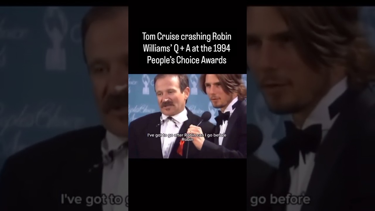 When Tom Cruise Surprised Robin Williams Live! 😂 | Reel Talk 🎞️