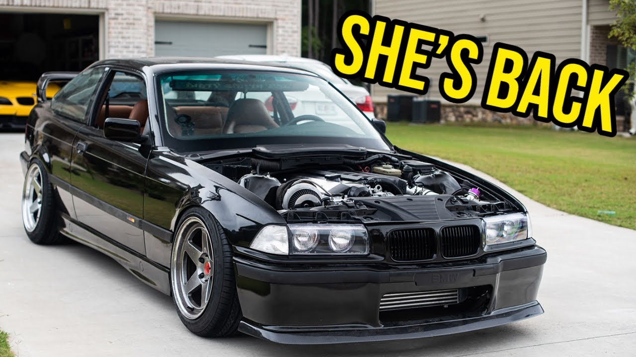 Ebony Is Back! One Bolt Locked My Engine Up On My Turbo E36! || Turbo E36 Build [Ep 35]
