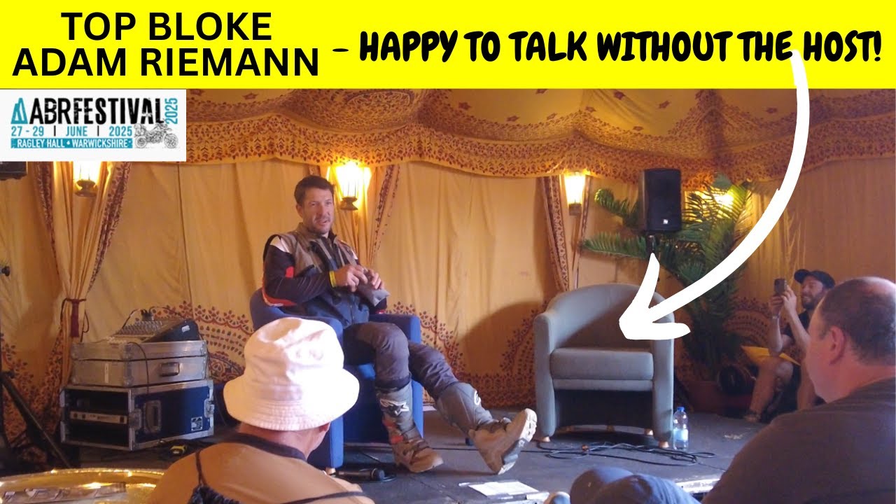 Adam Riemann Happy to Talk without a Host at the ABR Festival