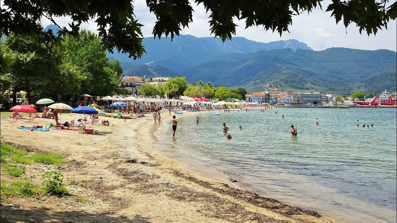 Thassos town Greece