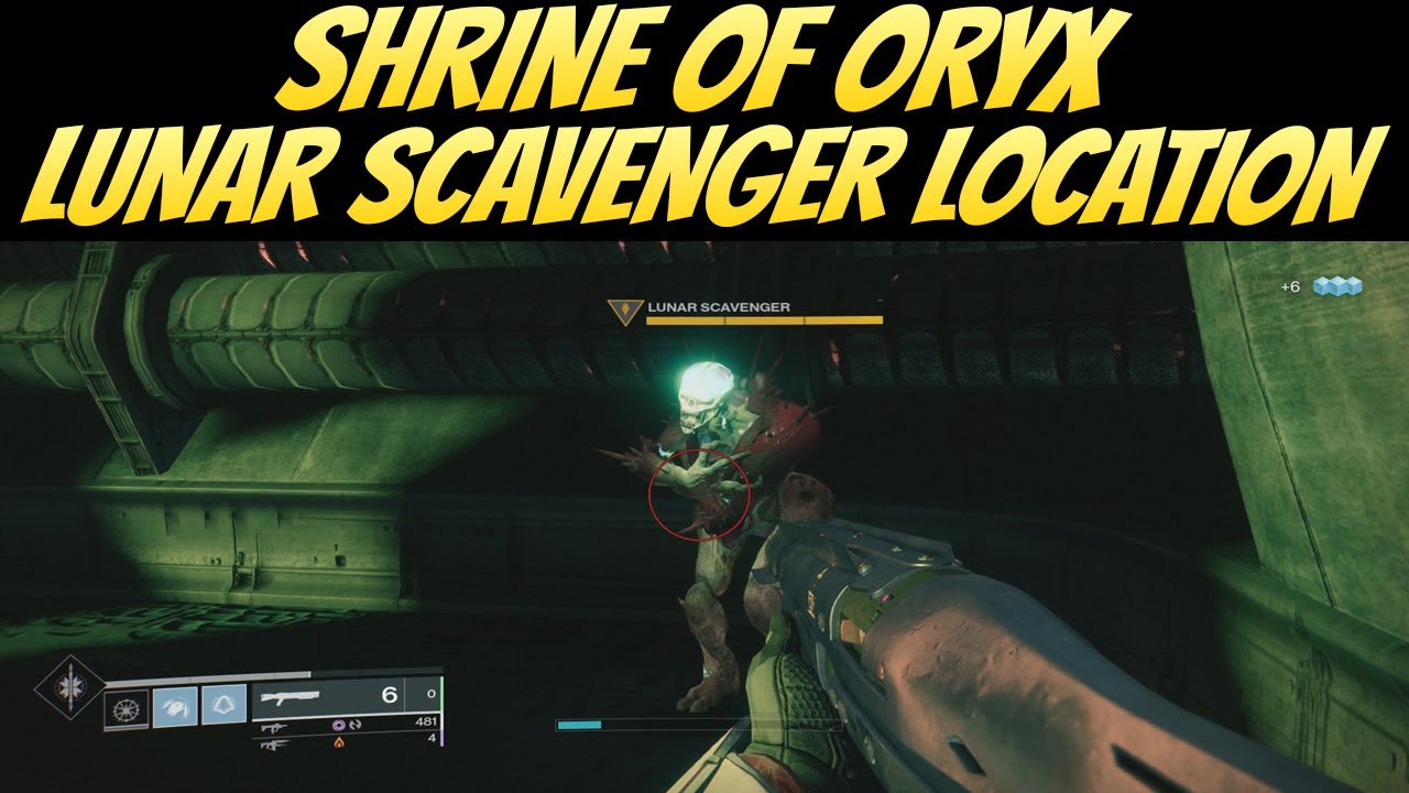 Shrine of Oryx Lunar Scavenger Location  - Memory of Eriana-3 Quest (Destiny 2 Shadowkeep)