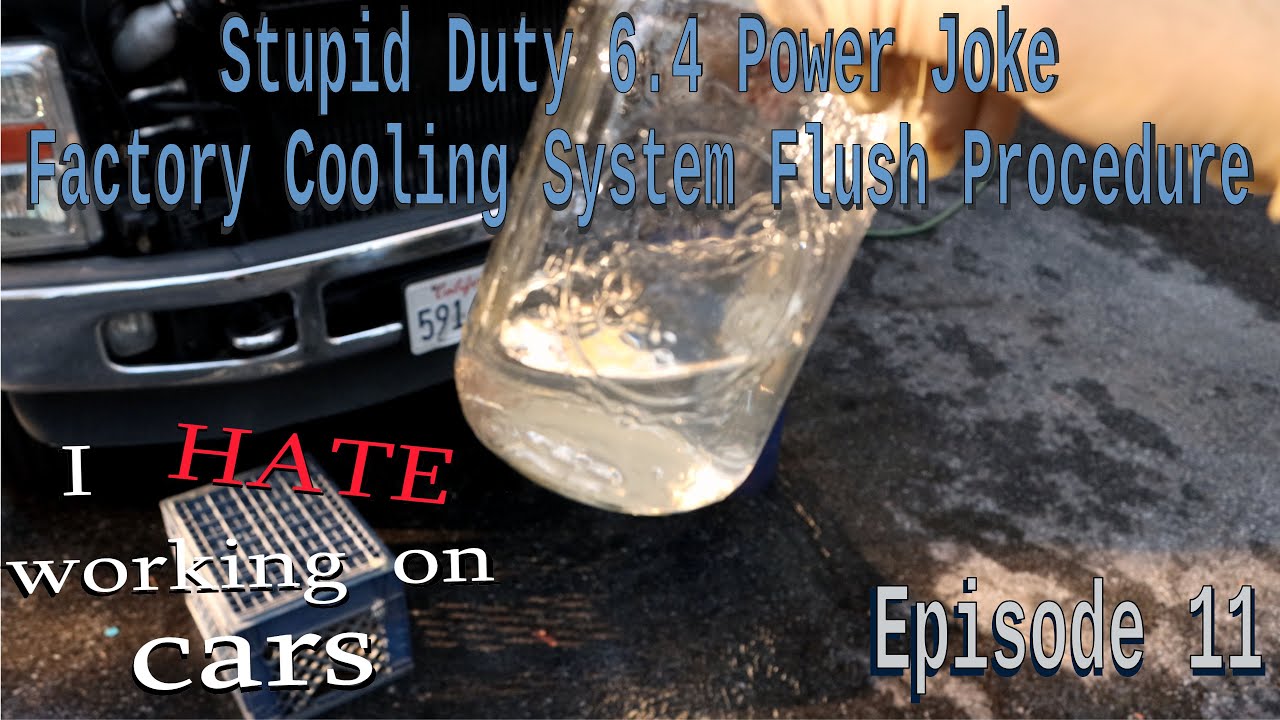 Процедура промывки заводской системы охлаждения Ford для двигателя 6.4 Power Stroke с VC-9: IHWOC...