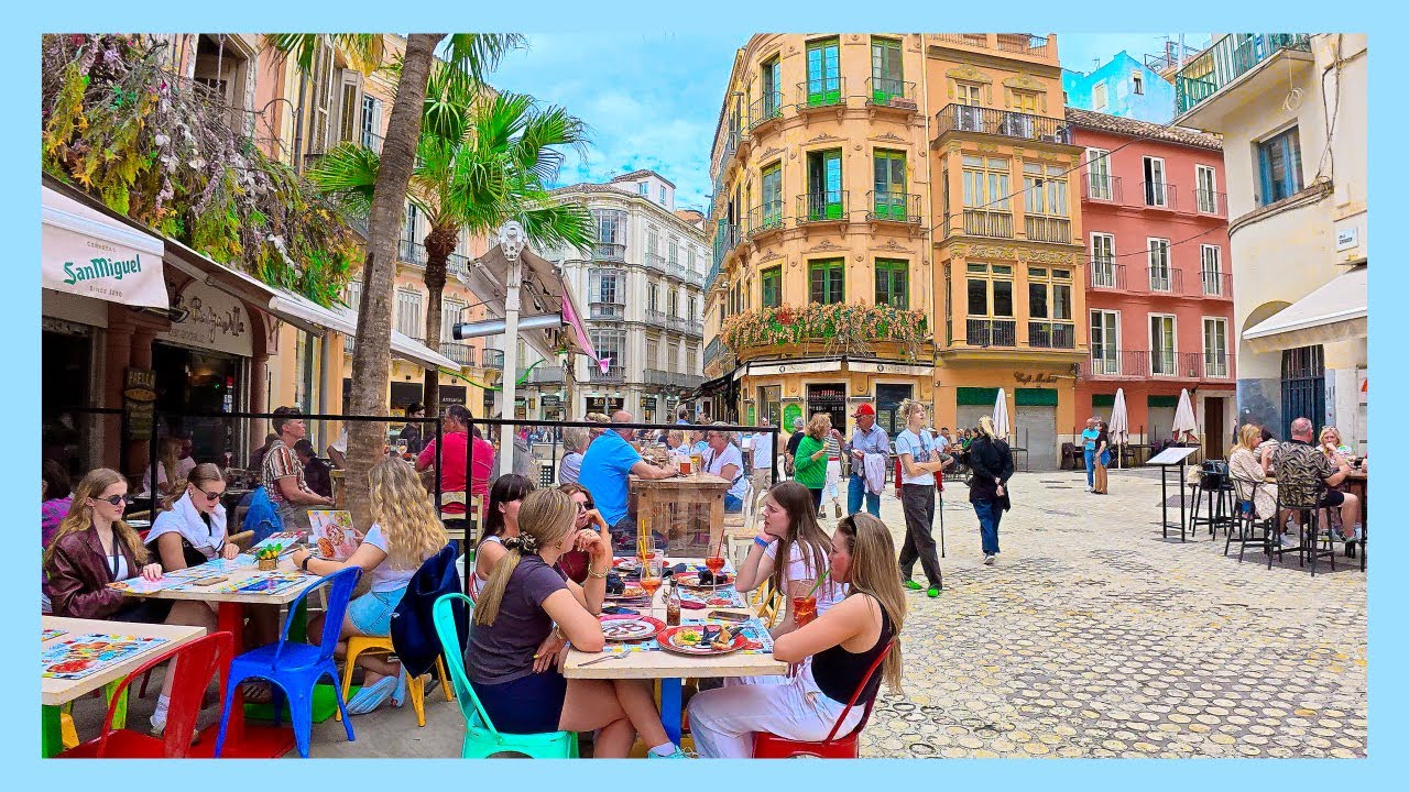 Malaga Spain Lovely City Costa del Sol Walk | May 2025