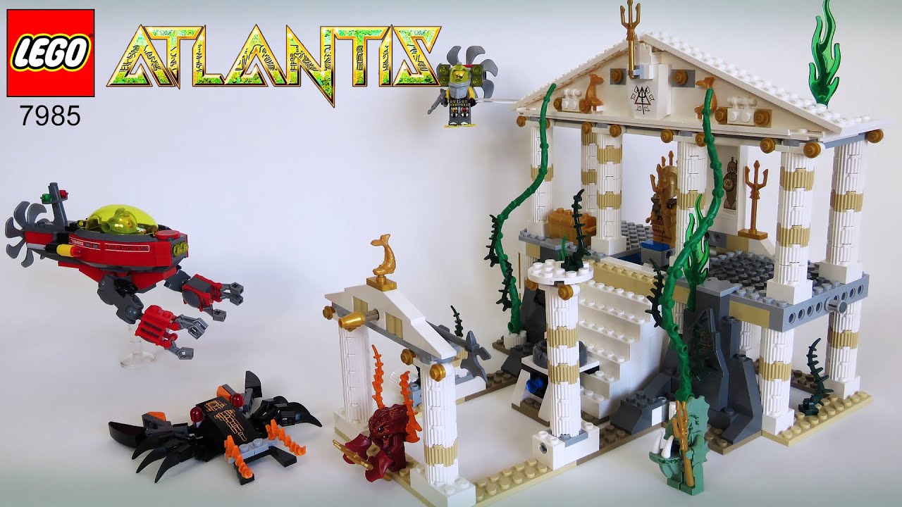 LEGO ATLANTIS - City of Atlantis (Set 7985 Speed Build Instructions)