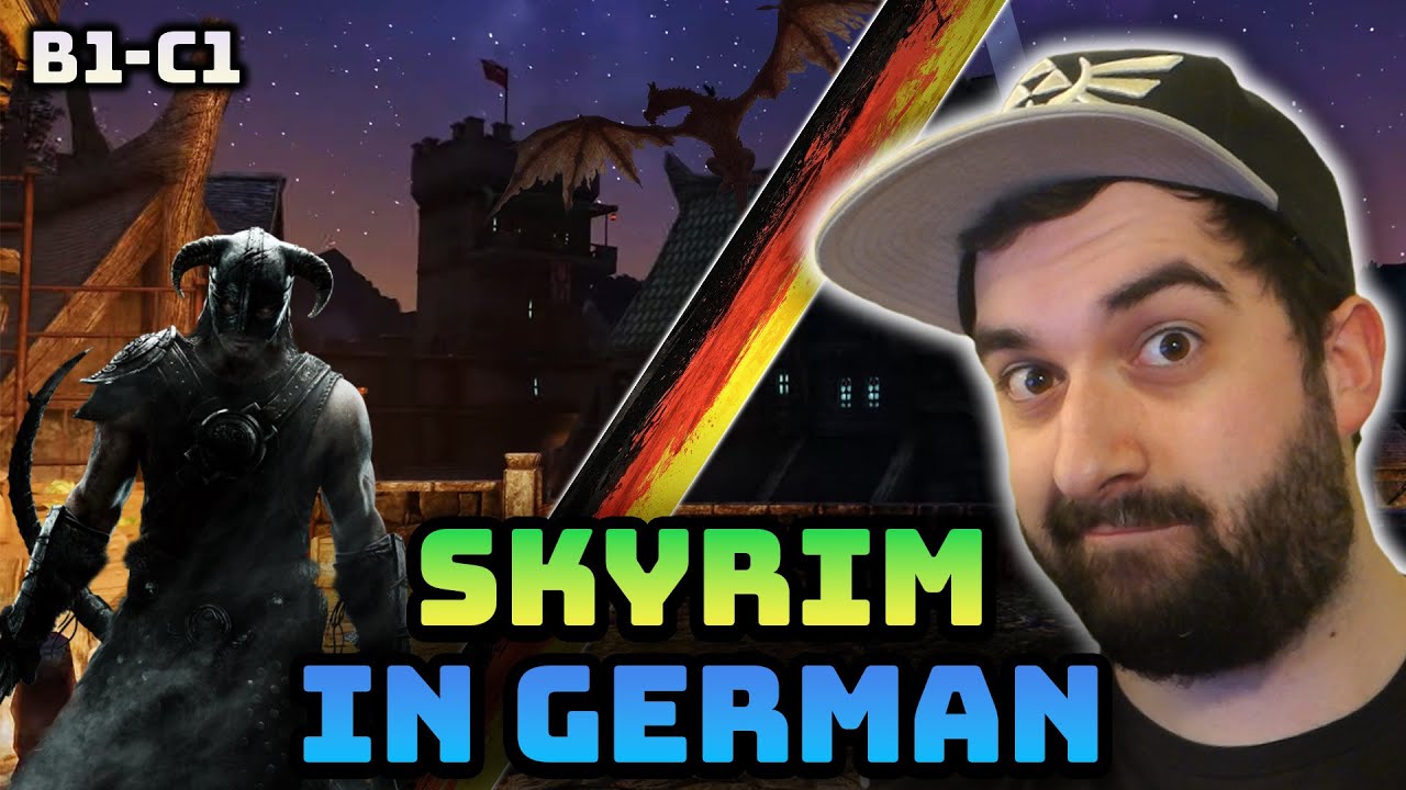 Learn German with Skyrim – Dragons, Frost & Magic Vocabulary Lesson (B1–C1)