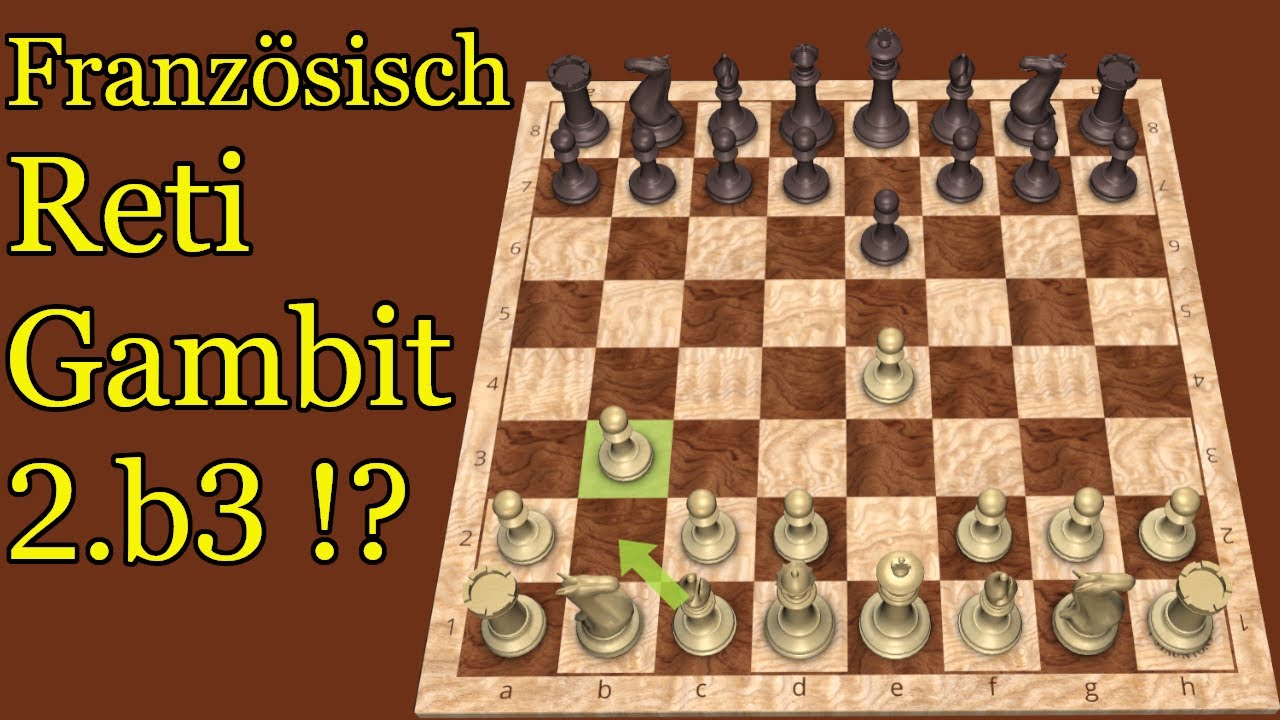 Reti Gambit gegen Französisch || Idee für Schwarz