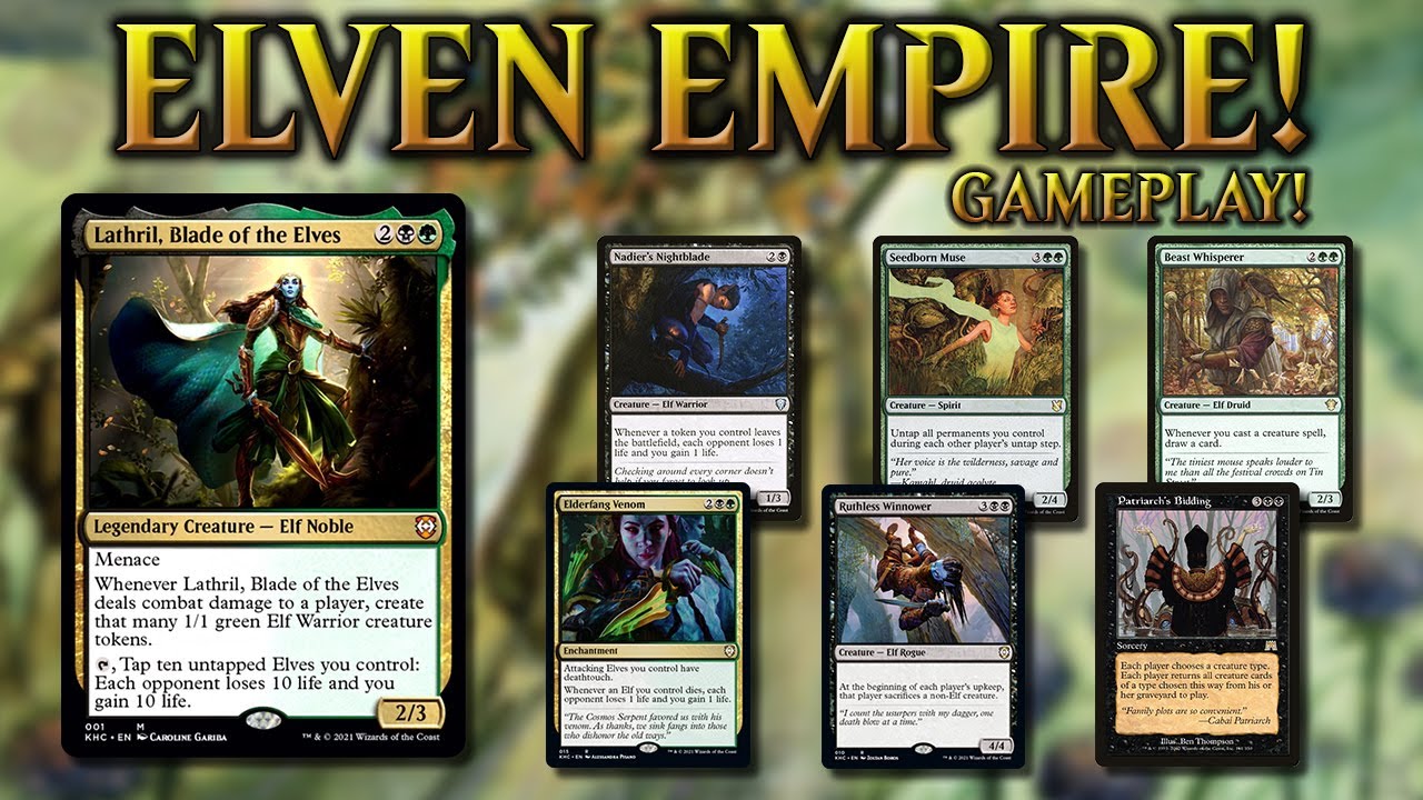 Lathril Elven Empire Deck UPGRADED! | Commander EDH gameplay | eedi H Channel