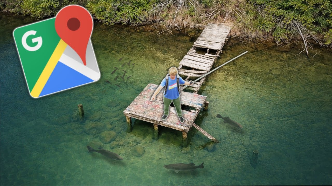 Fishing Untouched Waters Using GOOGLE MAPS! (Sketchy)