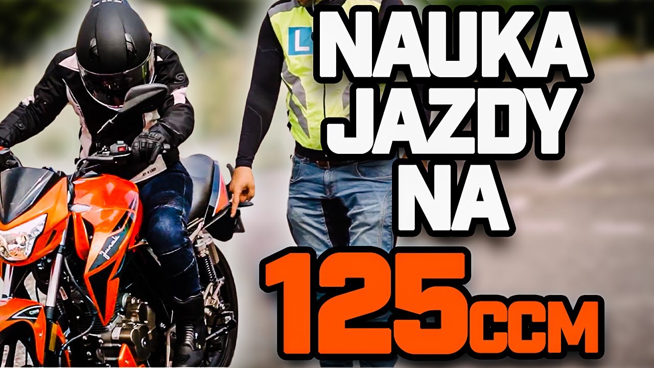 PIERWSZY raz na 125CCM - Co muszę wiedzieć? Jak ruszać, hamować? Poprawna pozycja?