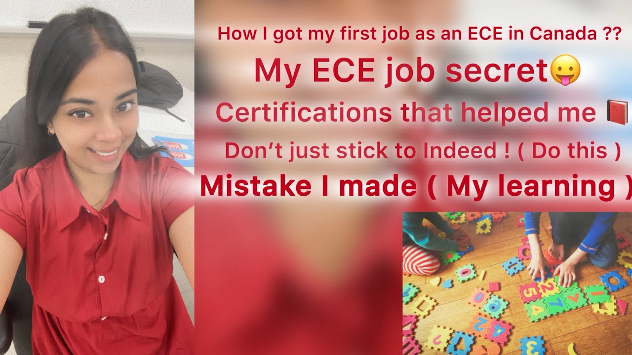 🌟 From India to Canada: My First ECE Job Journey 🇨🇦💼