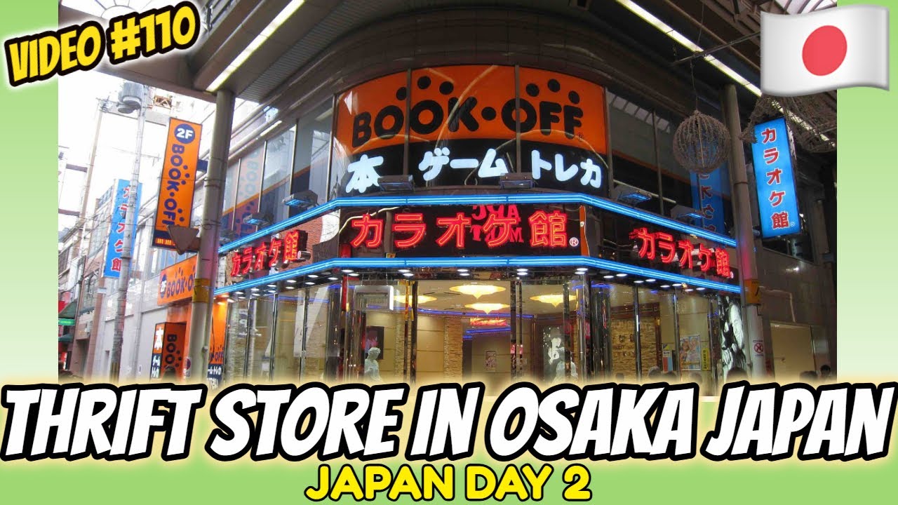 08. Osaka’s Best Thrift Store Near Dotonbori: BookOff Plus Namba Ebisu-bashi 🛍️ (Autumn Vlog)