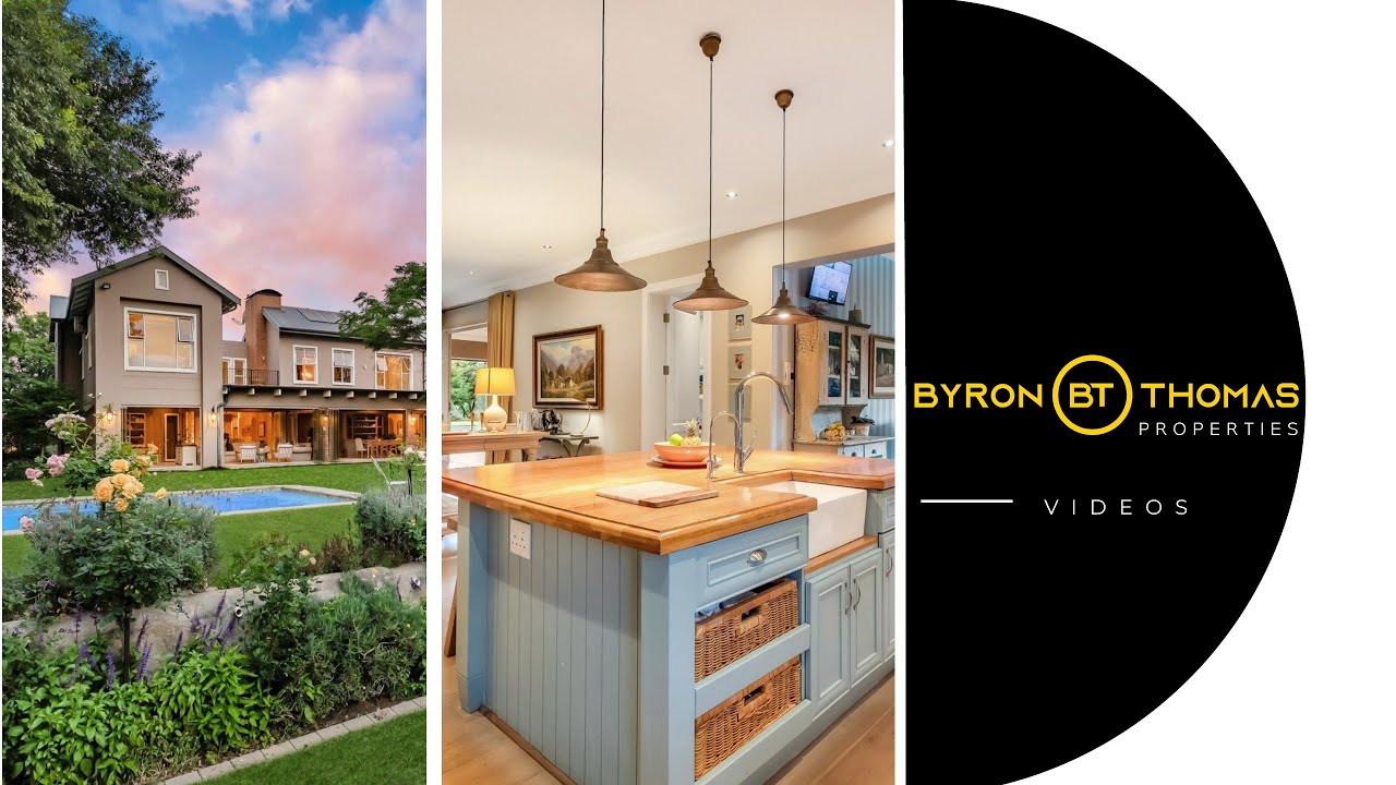 R17,500,000 • 6 bedroom House For Sale in Bryanston | Byron Thomas Properties #luxuryrealestate #fyp