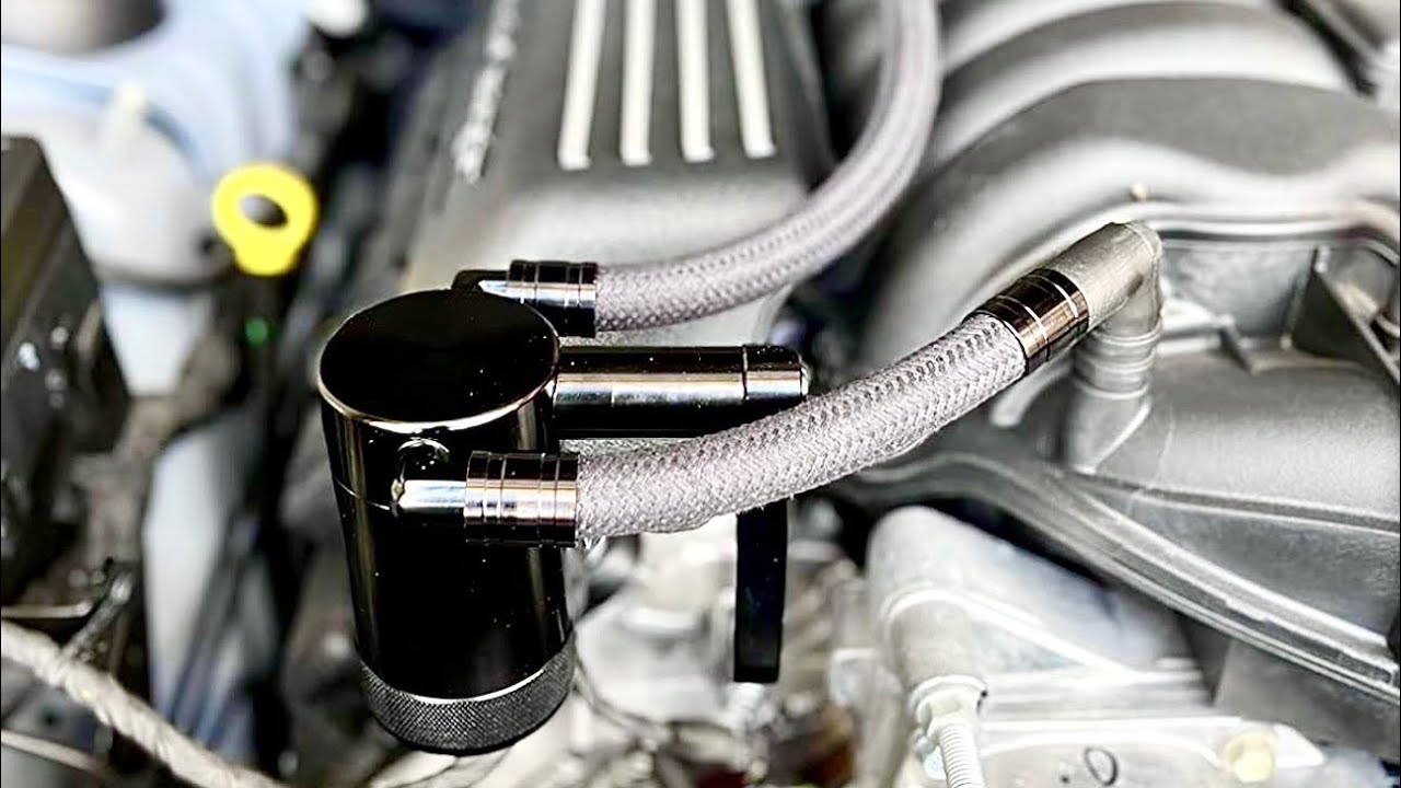 How To install Oil Catch Can dodge charger
