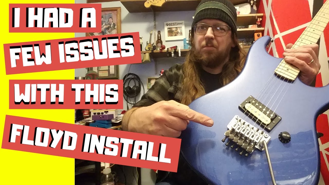 Baretta Special install of a Floyd Rose Tremolo