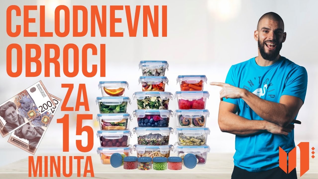 Napravi celodnevne obroke za 15 minuta i 400 dinara! Zdravo i jednostavno.