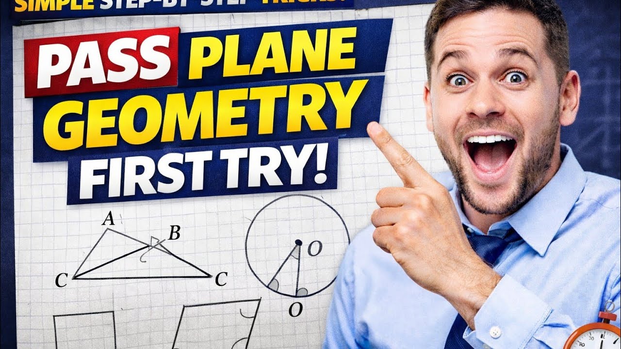 Pass Plane Geometry First Sitting – Simple Step-by-Step Tricks