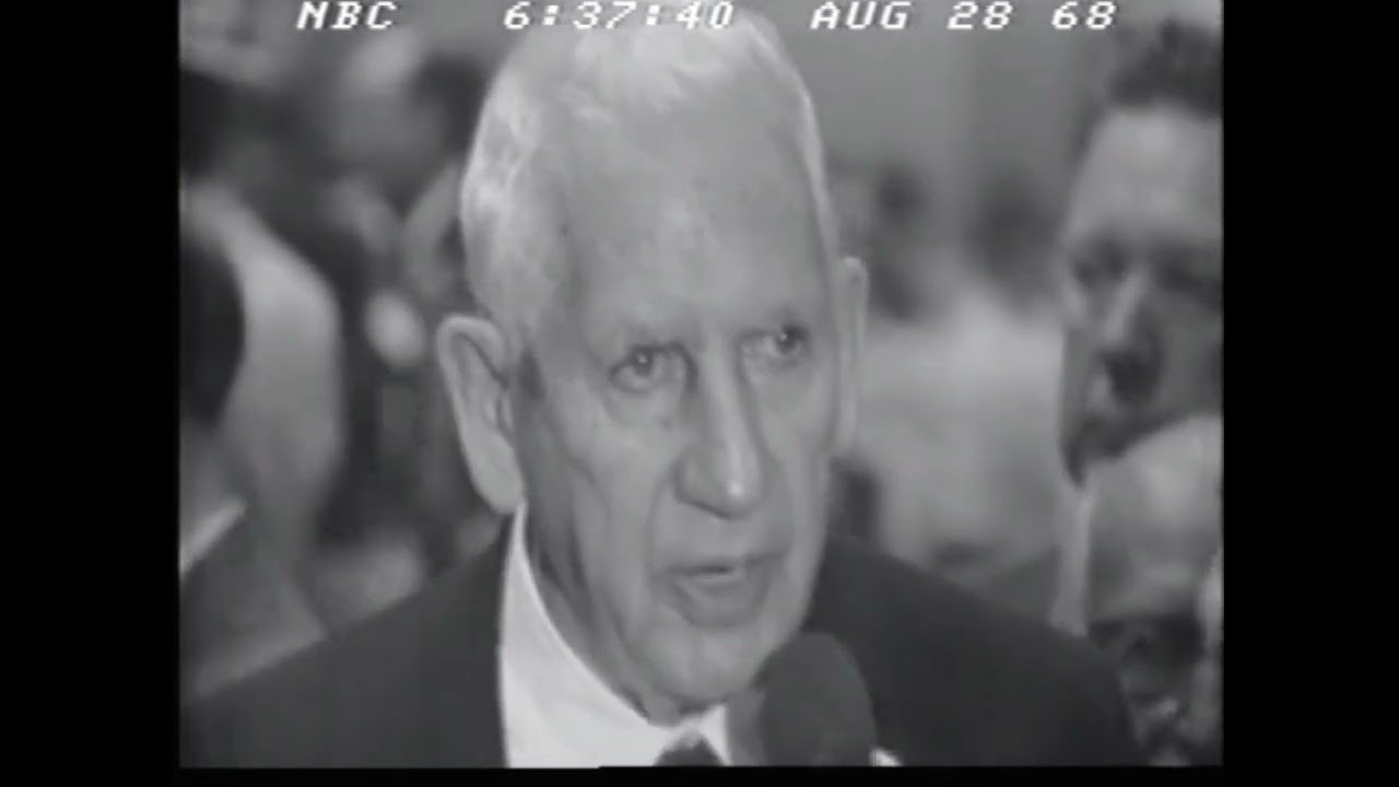 (4) NBC NEWS '68 D.N.C - NIGHT 3