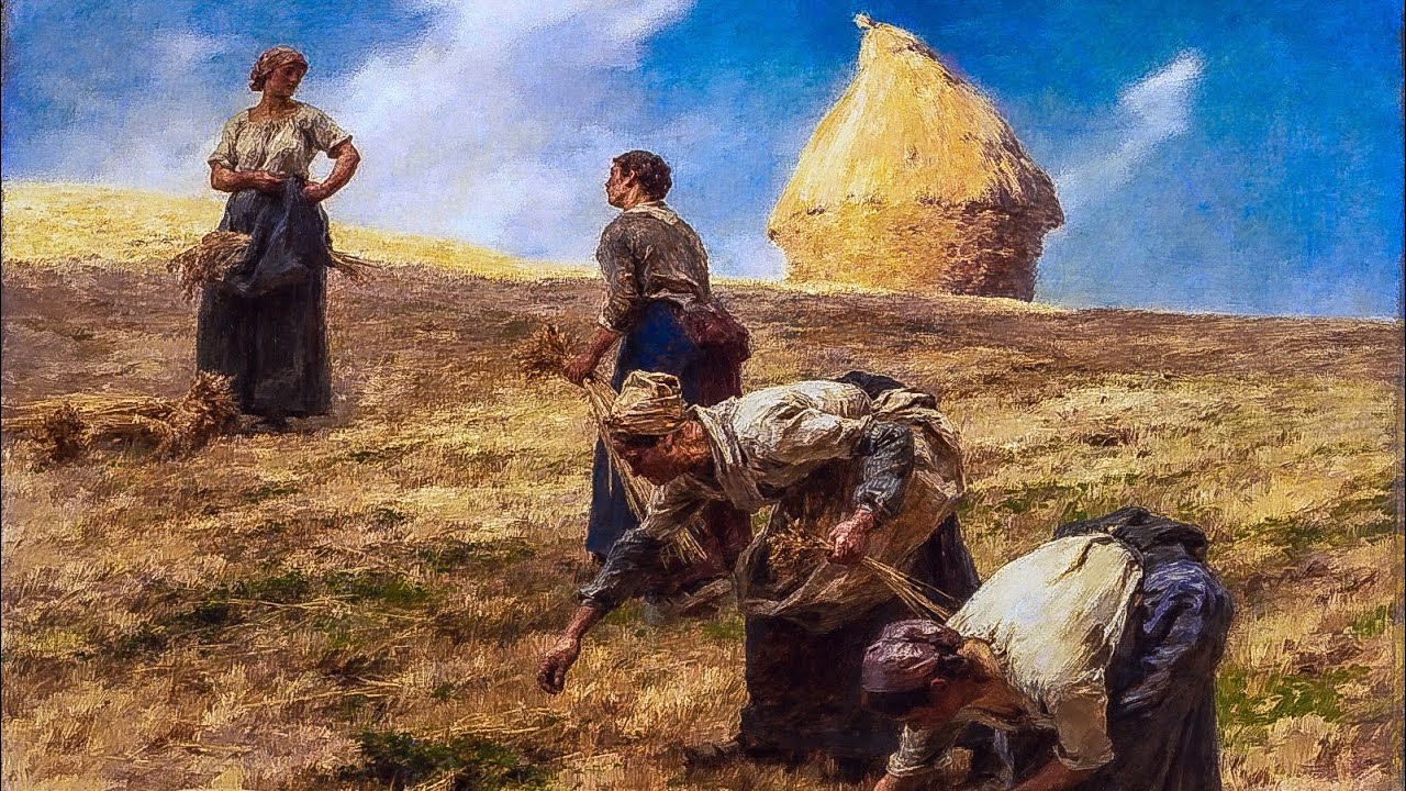 The Gleaners| Painting by Leon Augustin Lhermitte 1887 |Whispers of the Harvest| TV art screen saver