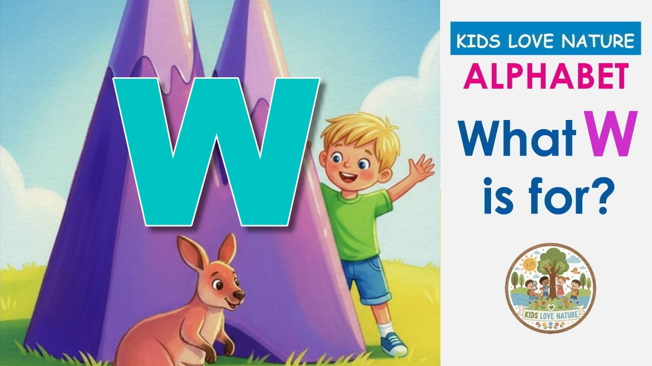 Learn the Letter W Sound! | What W is for | Phonics Story for Kids | Letter W Sound for Preschoolers