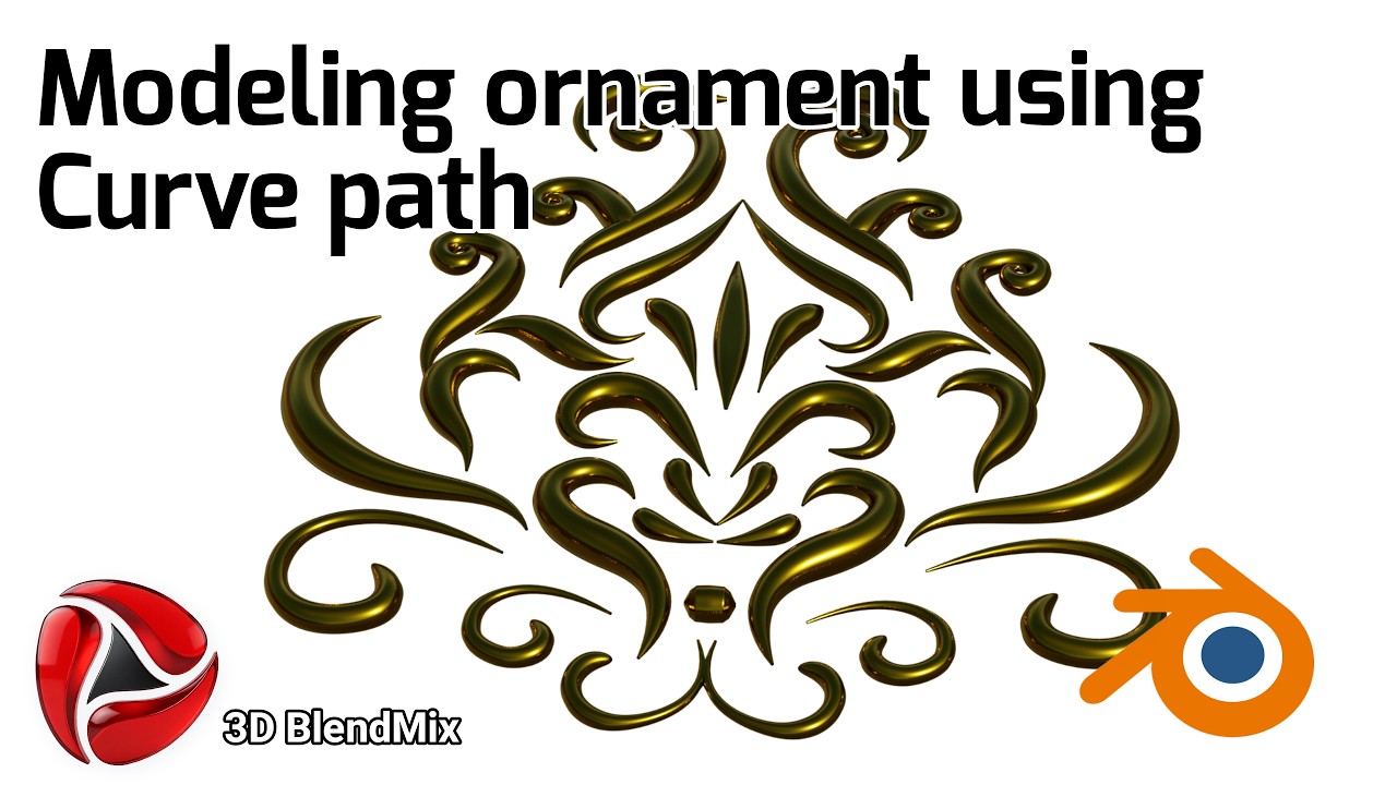 This Simple Curve Trick Makes Modeling Ornaments in Blender Insanely Easy