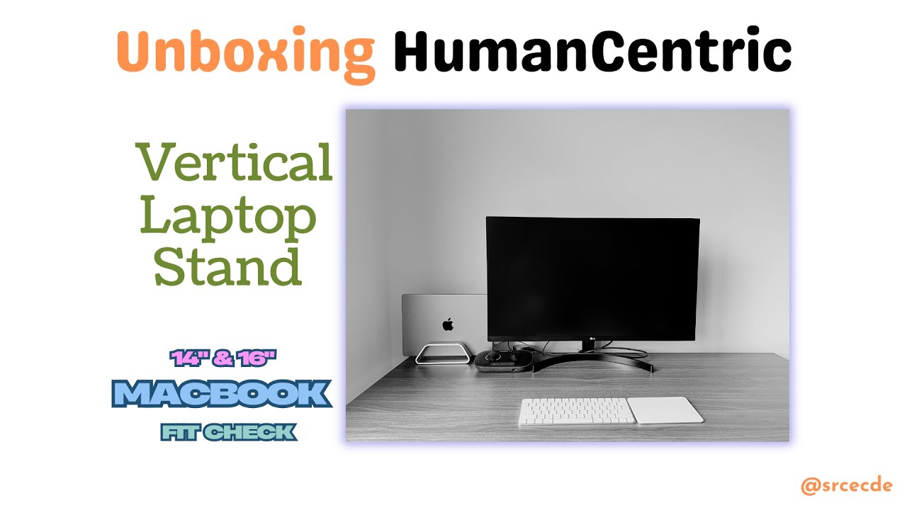 HumanCentric Vertical Laptop Stand Unboxing & Review (MacBook Pro 14” & 16”) [Unsponsored]