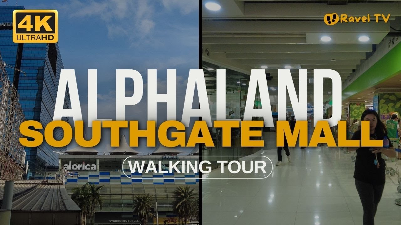 Alphaland Southgate Tower Mall: Silent 4K Walking Tour | Magallanes Makati, Philippines