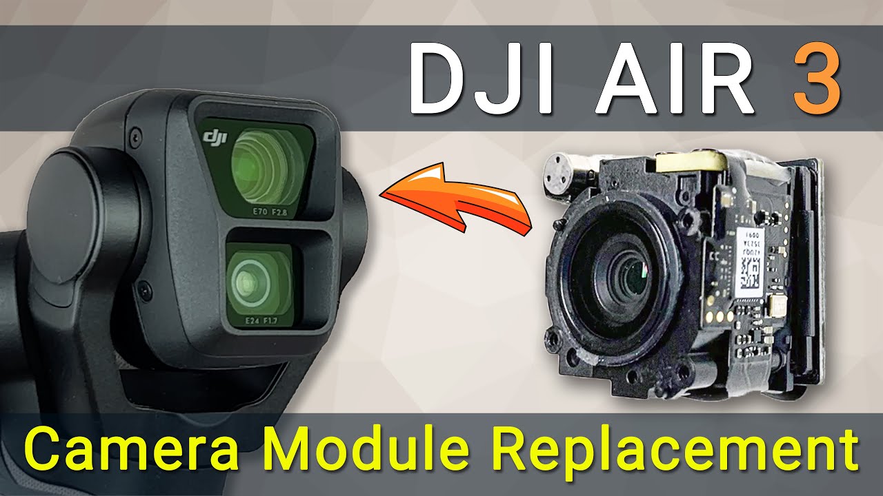 DJI Air 3 Drone: Gimbal Disassembly & Camera Replacement Guide