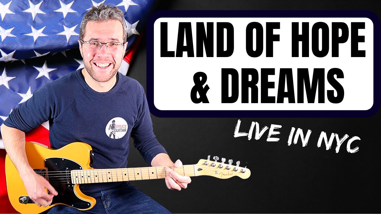 Bruce Springsteen - Land Of Hope And Dreams (Live In NYC) guitar lesson