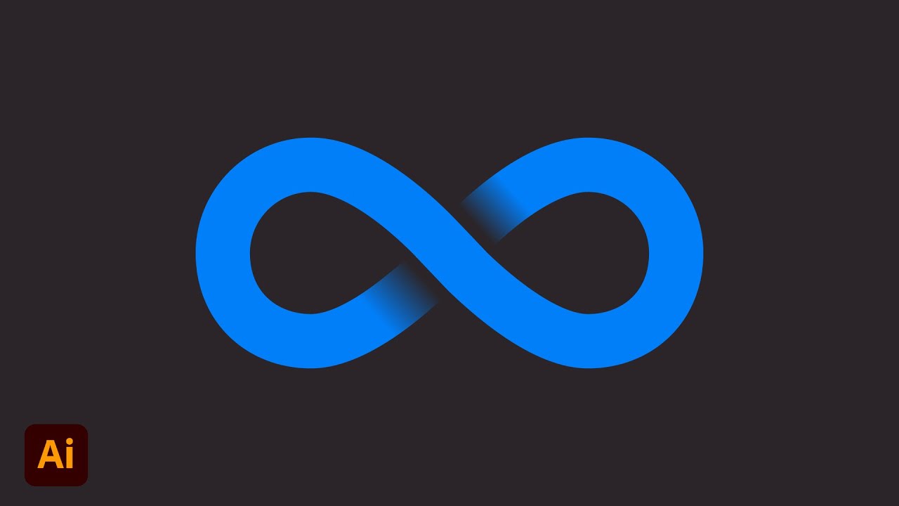 Infinity Logo Design In Adobe Illustrator cc 2022 | Tutorial