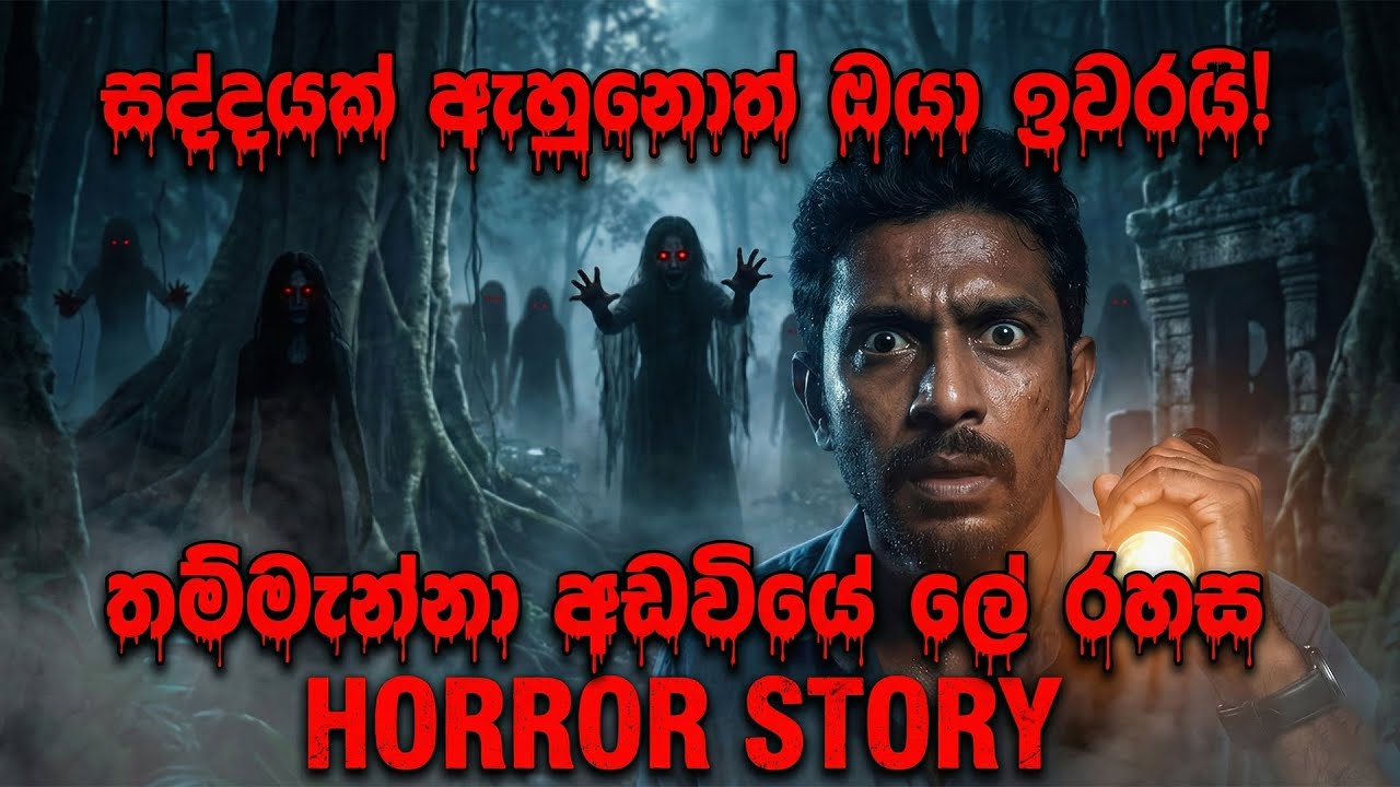 සද්දයක් ඇහුනොත් ඔයා ඉවරයි! 😱 තම්මැන්නා කැලේ ලේ රහස | Sinhala Horror Story