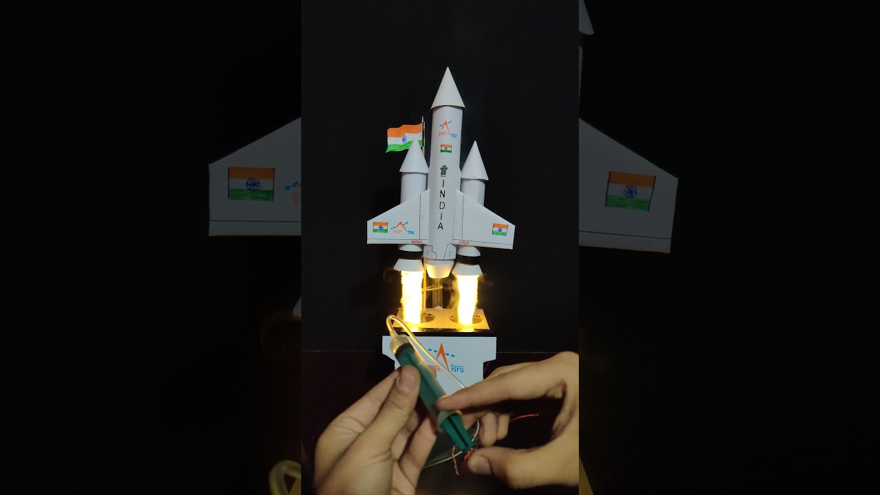 Chandrayaan 3 School Project #chandrayaan3 #rocket #experiment #sciencproject