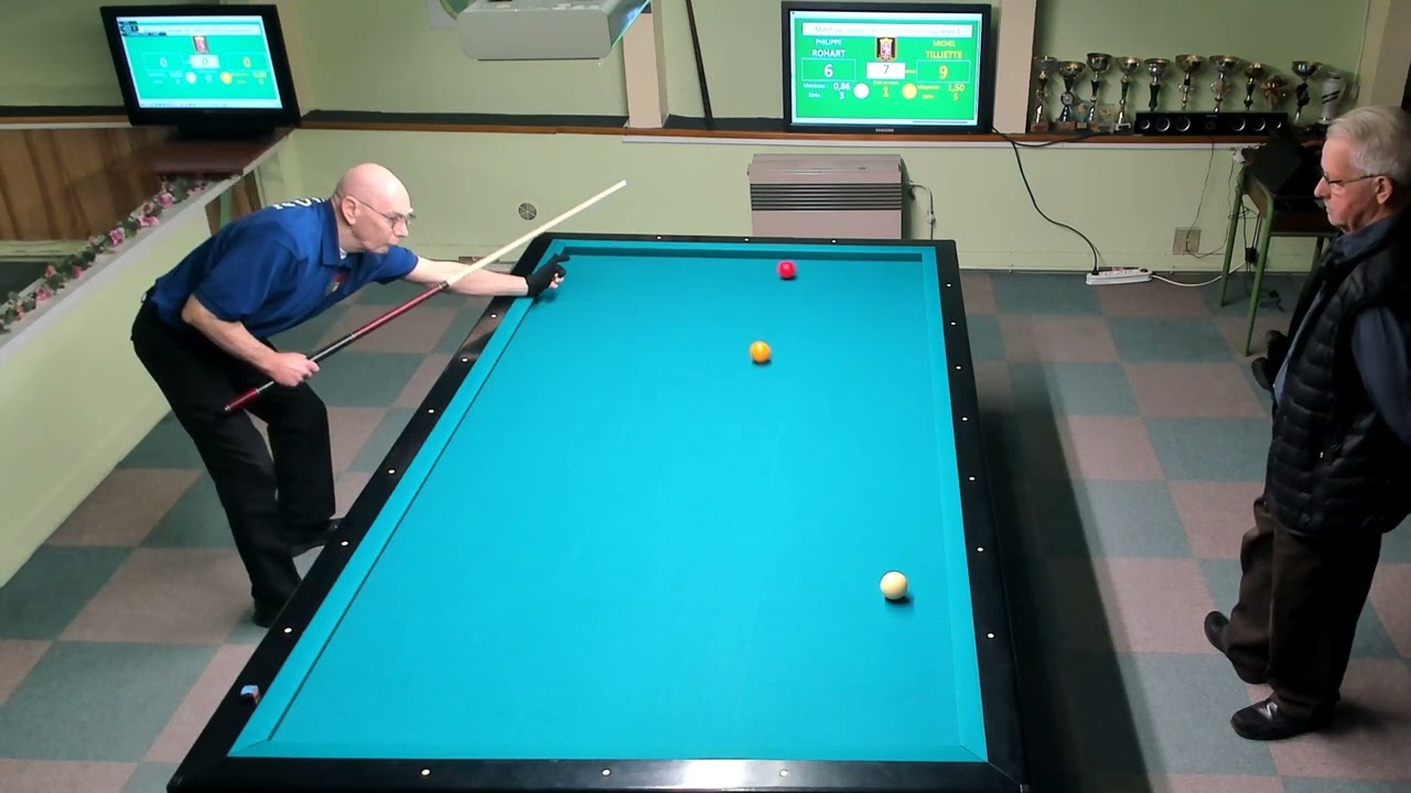 Match par équipes Division 6, Divion contre Fouquières 2 ,Tour 1, Billard 1