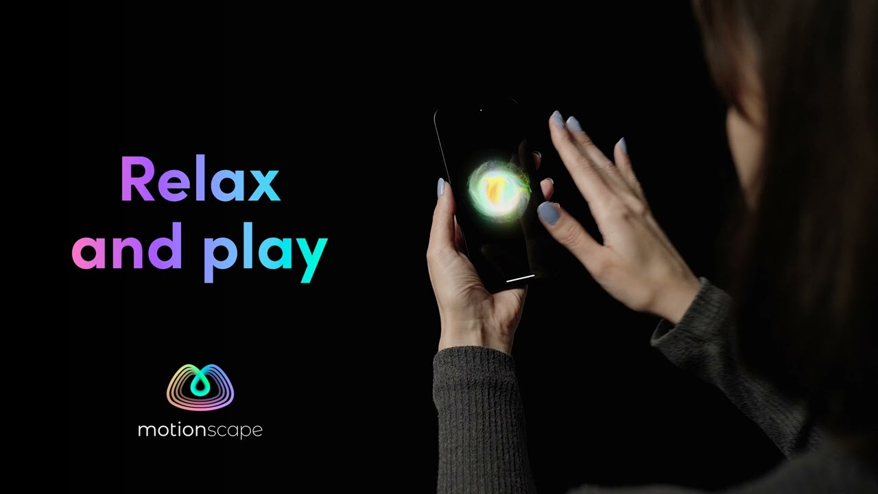 Relax and play with Motionscape's satisfying Energy orb visuals that respond to your movement
