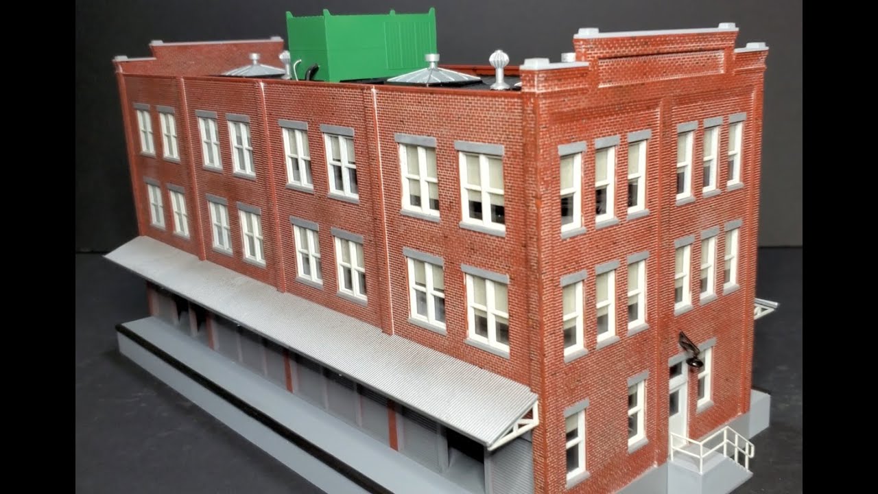 Walther's HO Scale REA Building Project Part2. Adding LED Lighting, Completion of Construction.