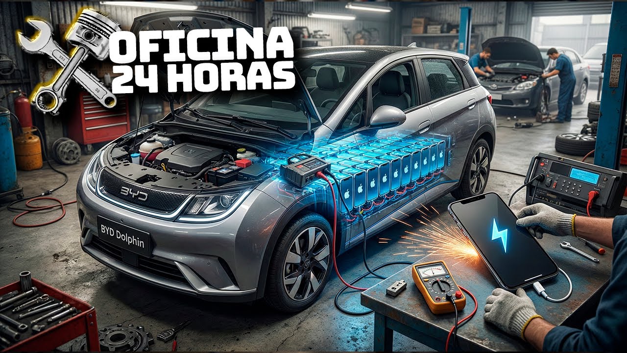 Bateria de Iphone é igual a Bateria do BYD!?🤔 Como Avaliar a Bateria do seu Carros Elétrico?