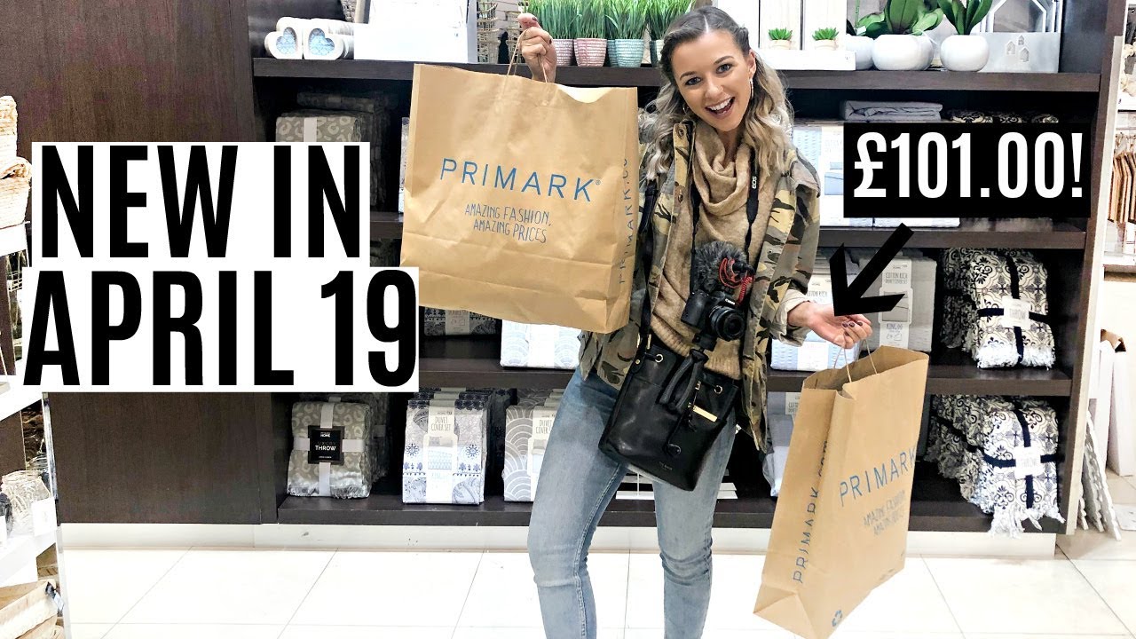 NEW IN PRIMARK APRIL 2019 / I SPENT £101.00! *SPRING COLLECTION*