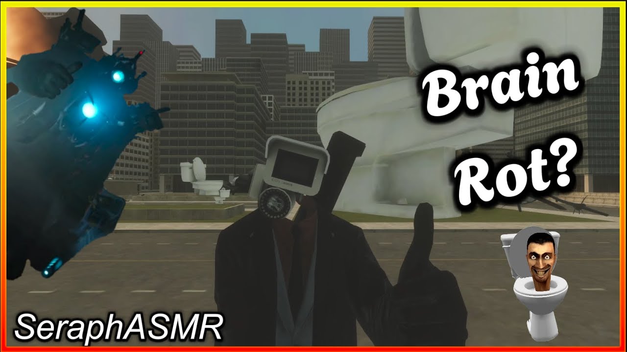 {Skibidi ASMR?} Cameraman Brushes off your suit on battle field. [Sleep Aid] [BRAIN ROT] [Brushing]