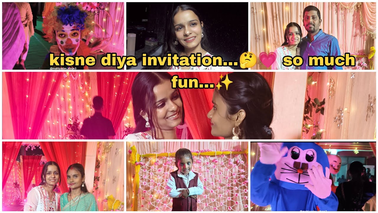 Kisne diya invitation...🤔💗 So much fun..✨