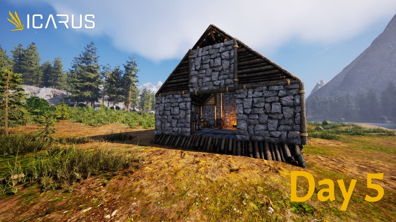 Building a Smithery and Workbench Shack | Icarus