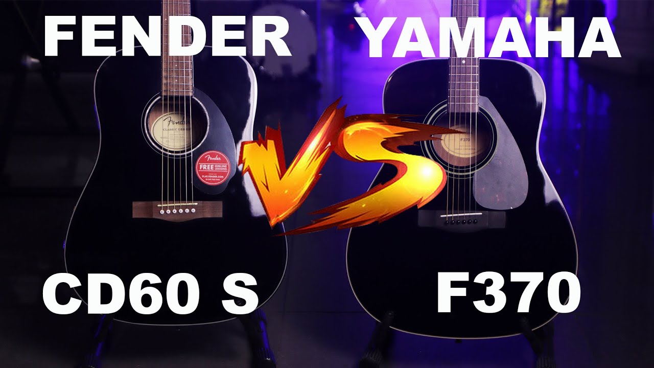Fender CD 60S VS Yamaha F370 - Acoustic Battle #5