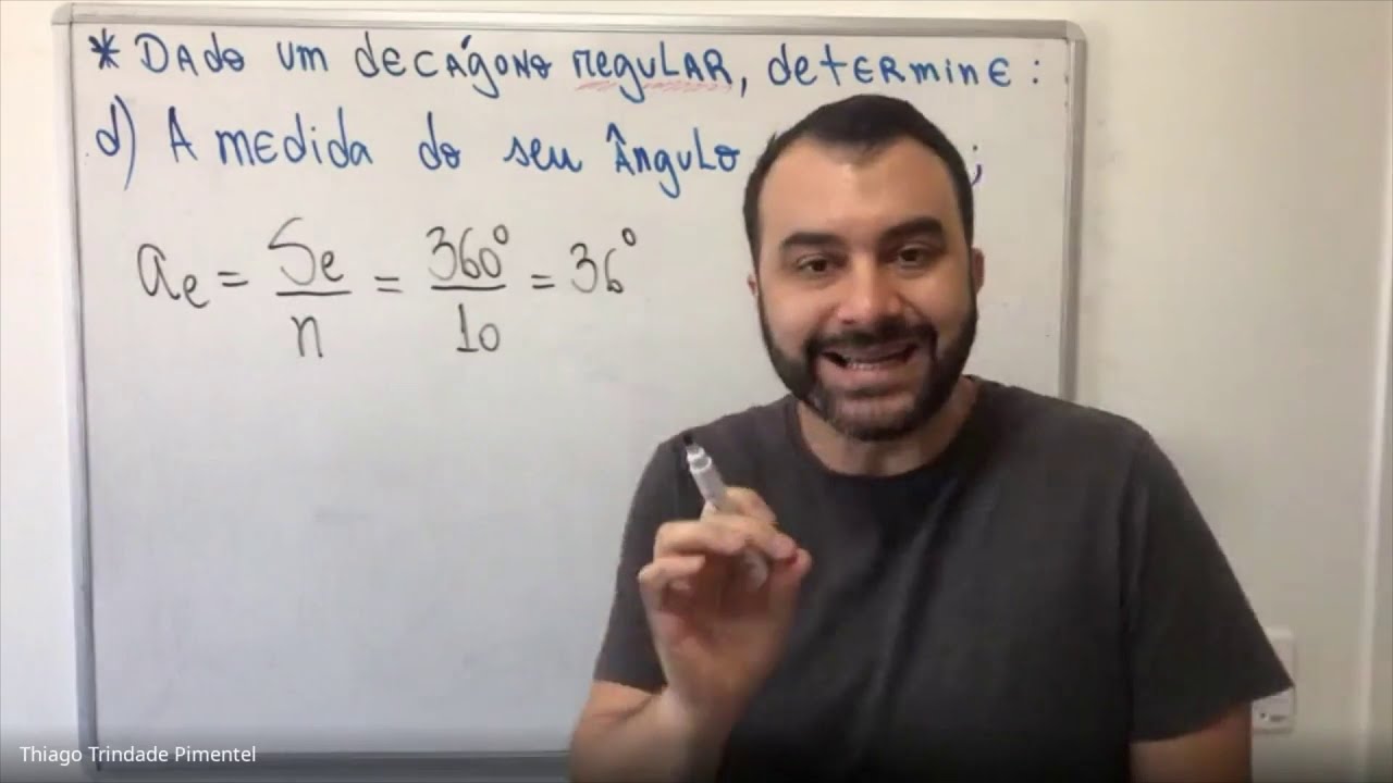 Polígono: decágono regular (prática)