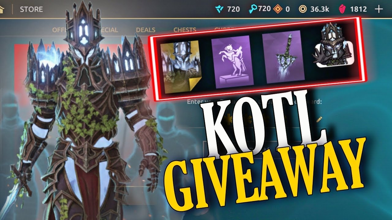 Promo Code 2025 👑 KOTL Legendary Skin GIVEAWAY || Shadow Fight 4 Arena
