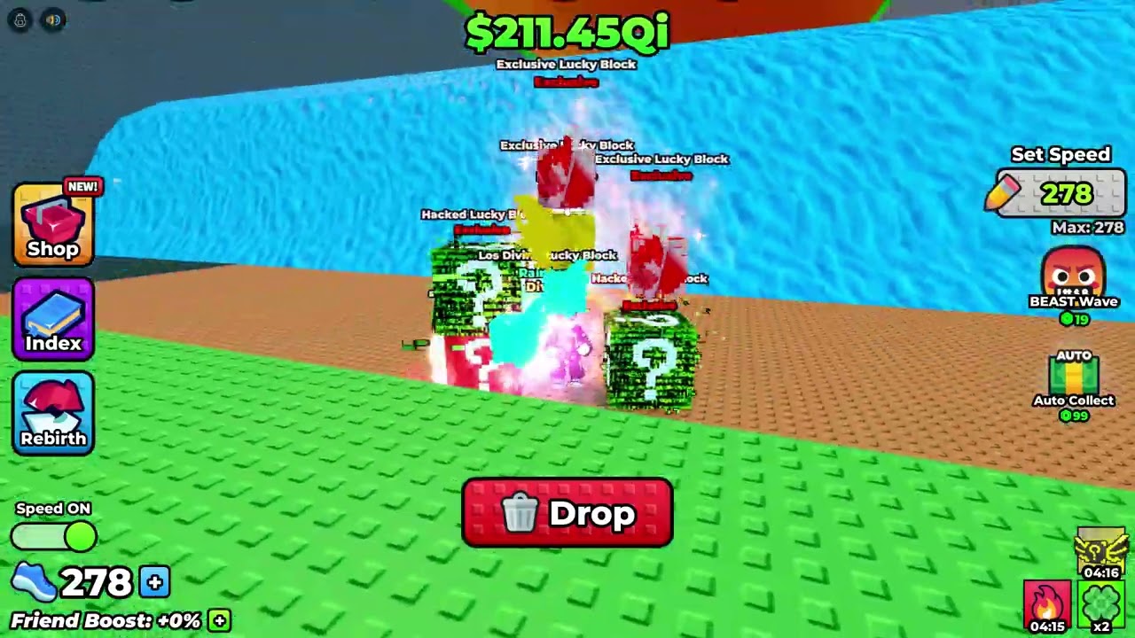 dit moet je zien     escape waves for lucky blocks