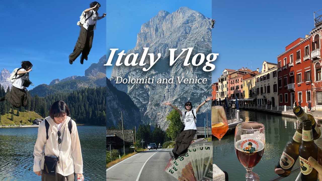 🇮🇹여행vlog 여자 혼자 여행가는 유럽여행- 이탈리아  돌로미티 베니스