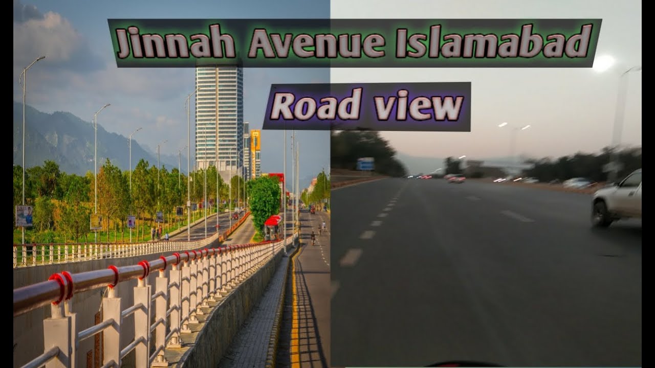 Jinnah avenue blue area Islamabad road view| beautiful city Islamabad| ModernTechnology with Aiman|