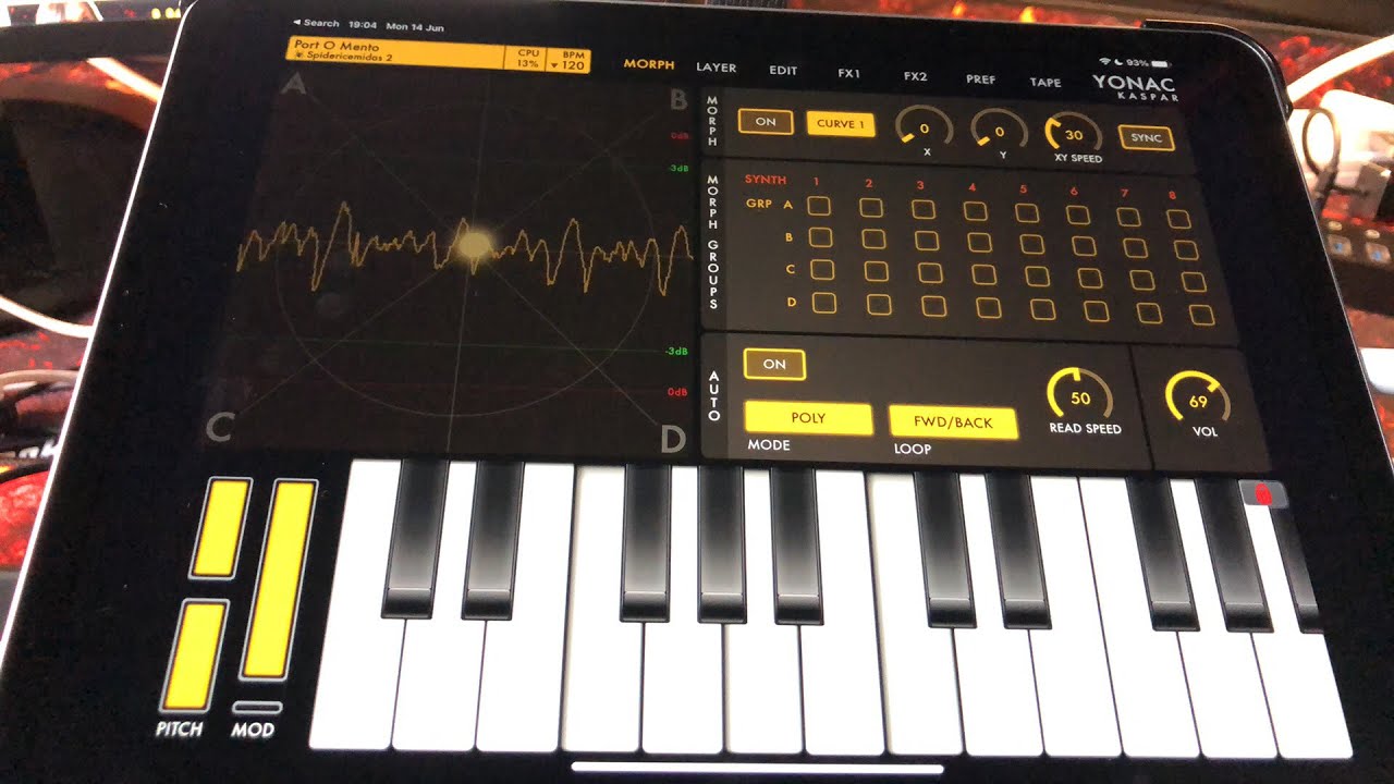 Kaspar Synth от Yonac — 2 100% БЕСПЛАТНЫХ банка патчей от Spidericemidas — Давайте поиграем — iPa...