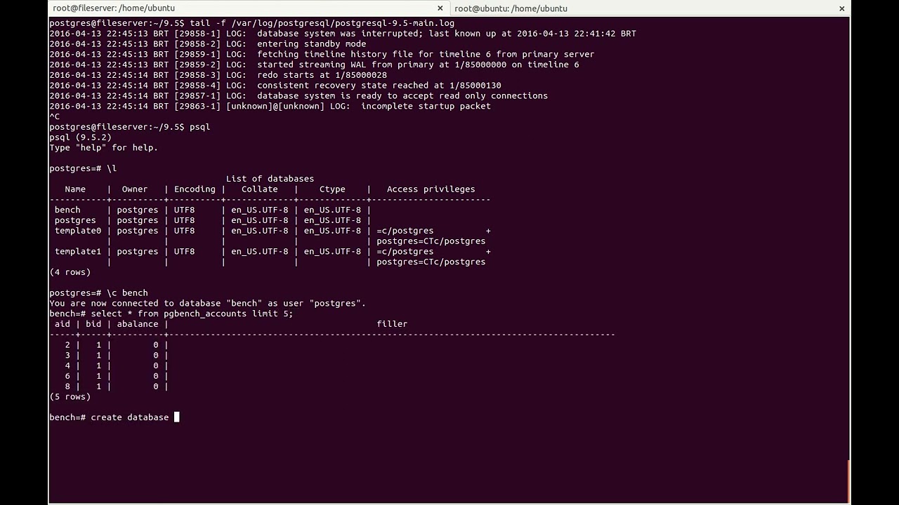 Curso de PostgreSQL Replica&ccedil;&atilde;o 04 - Replica&ccedil;&atilde;o Streaming Replication