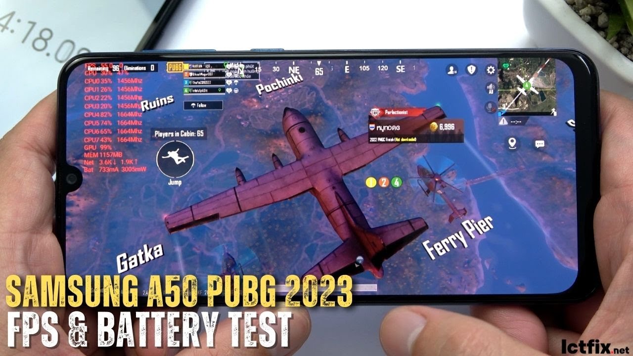 Samsung Galaxy A50 PUBG Gaming test 2023