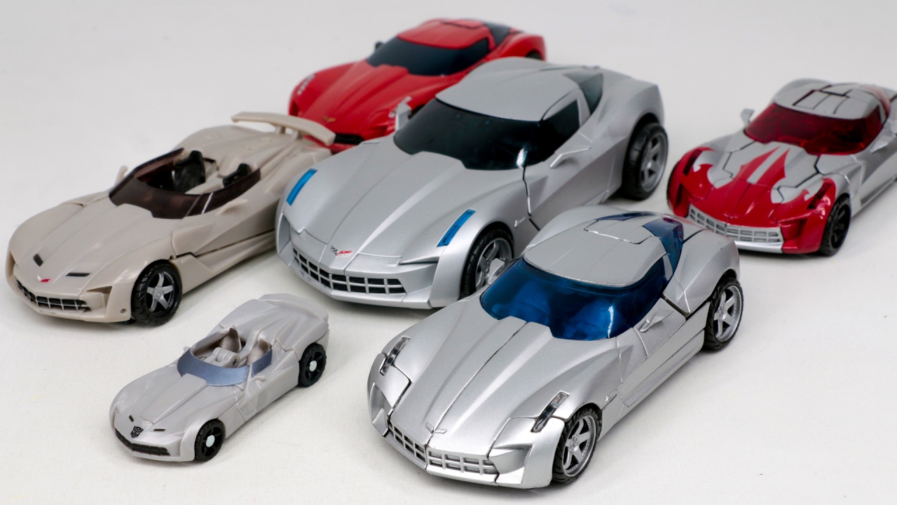 Transformers Movie Deluxe Human Alliance Sideswip and Swerve 6 Vehicle Transformation Robot Car Toys